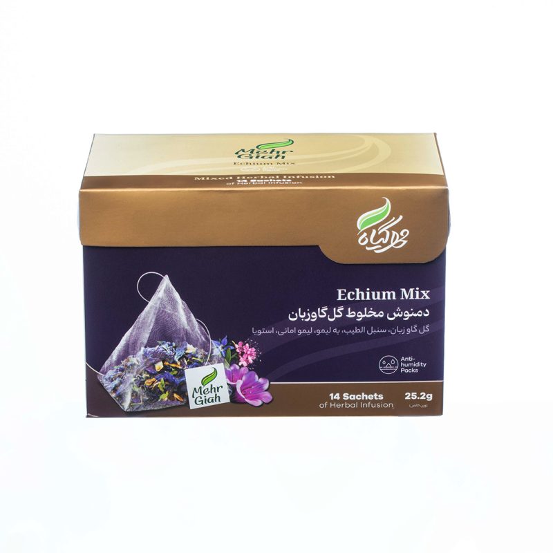 خرید دمنوش گل گاوزبان تی بگ مهرگیاه