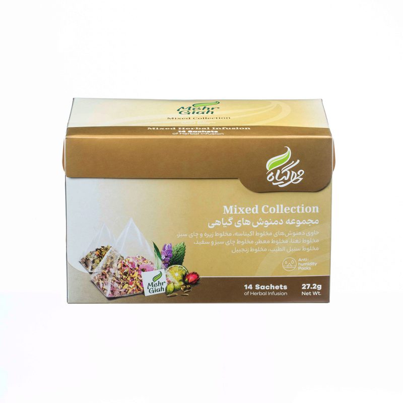 خرید و قیمت مجموعه دمنوش های گیاهی تی بگ مهرگیاه