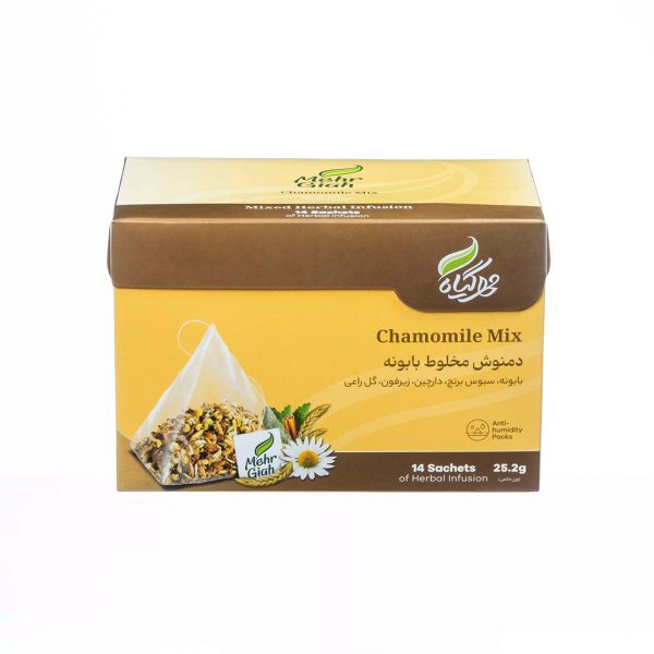 خرید و قیمت دمنوش مخلوط بابونه مهرگیاه