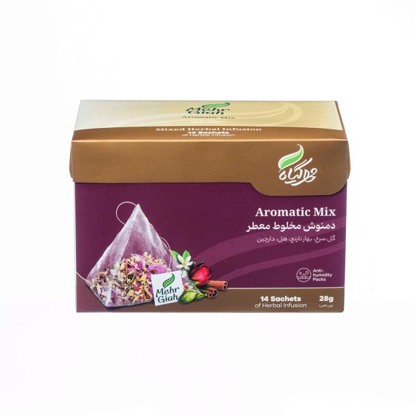 خرید دمنوش معطر بهار نارنج تی بگ مهرگیاه + آنلاین