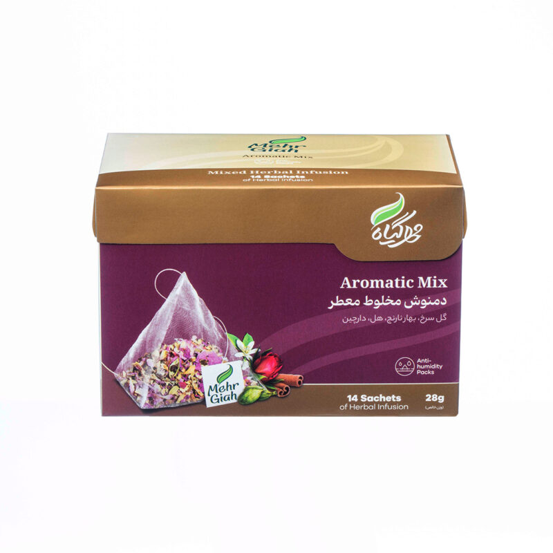 خرید دمنوش معطر بهار نارنج تی بگ مهرگیاه + آنلاین