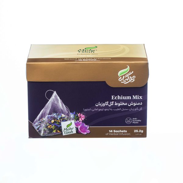 خرید دمنوش گل گاوزبان تی بگ مهرگیاه