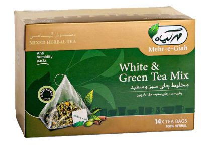 دمنوش گیاهی چای سبز و سفید