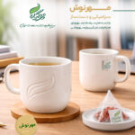ماگ سرامیکی دست ساز مهرگیاه مدل مهرنوش - Image 6