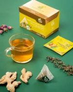 دمنوش گیاهی چای سبز و زنجبیل 14 عددی - Image 2